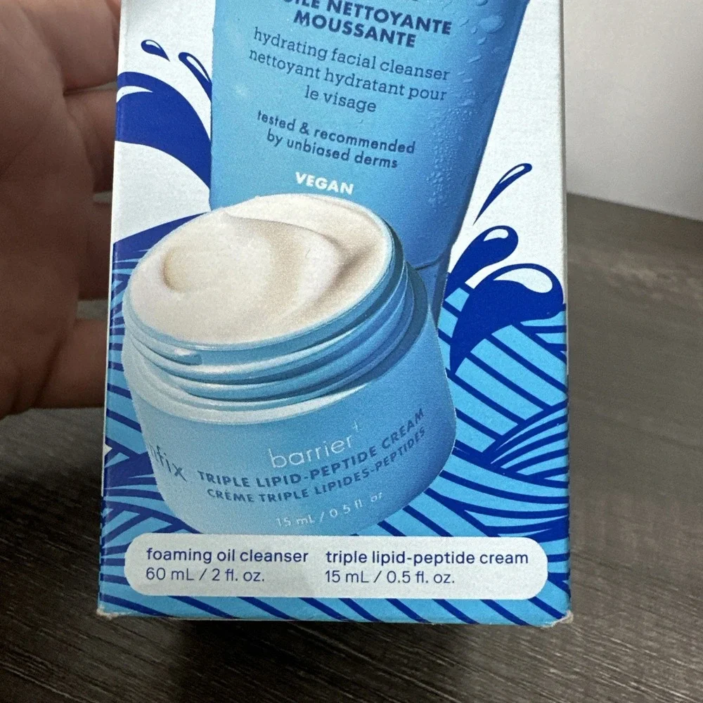 NEW Skinfix Heavy Hitters Barrier Buddies Foaming Oil Cleanser Peptide Cream‎